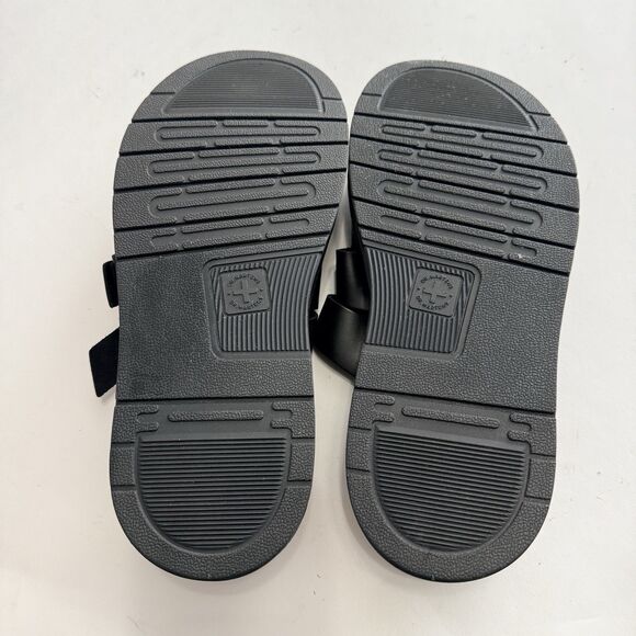 New DR. MARTENS "Tate" Black Leather 4-Strap Sandals Mens 10 Womens 11.5 w/o Box - Picture 6 of 12